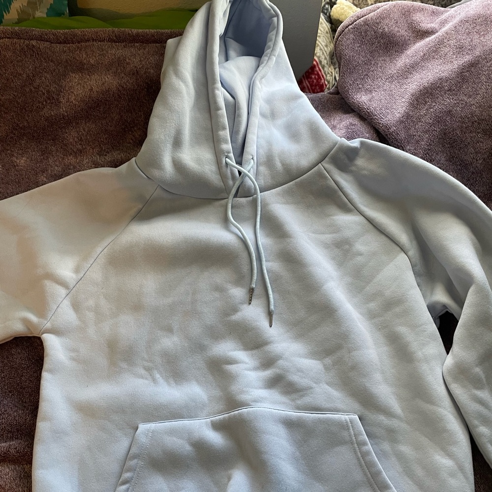 Shein blue hoodie